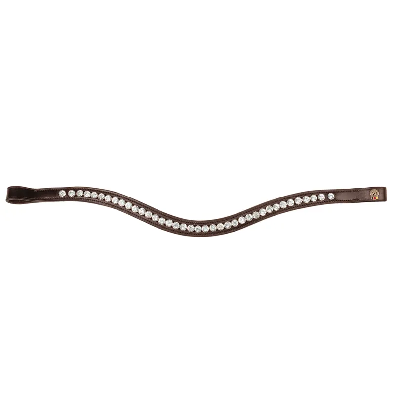 Waldhasuen X-Line Curved Browband Classic - Brown