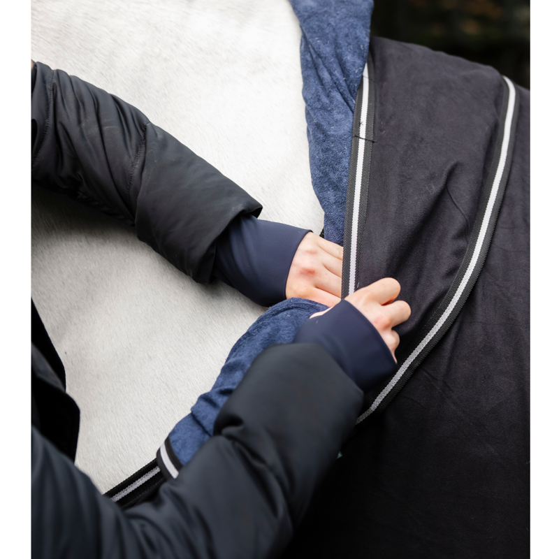 Horseware Show Ready Rug - Black/Black Silver-2