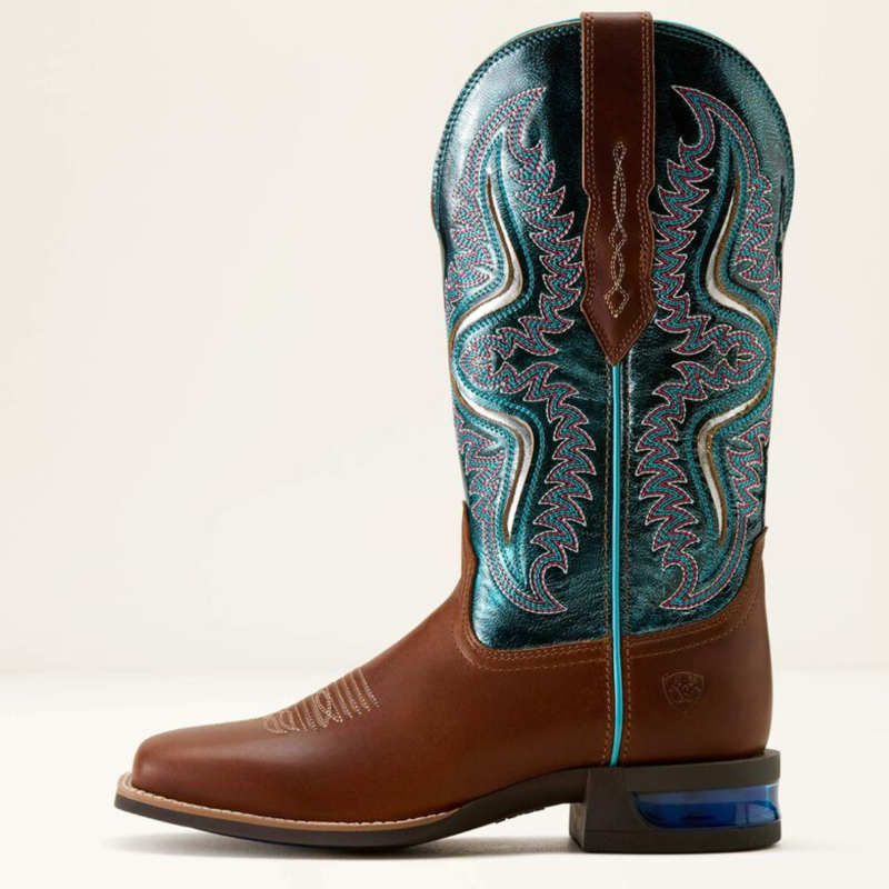 Ariat Women's Captivate Wide Square Toe Western Boot - Vintage Caramel-1