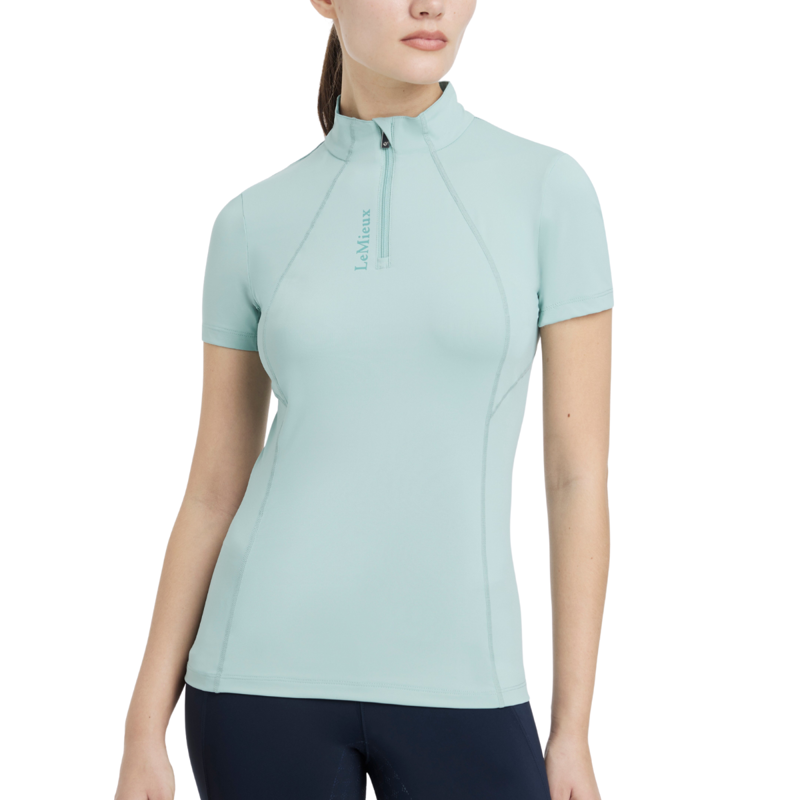 LeMieux Classique Short Sleeve Base Layer - Aqua