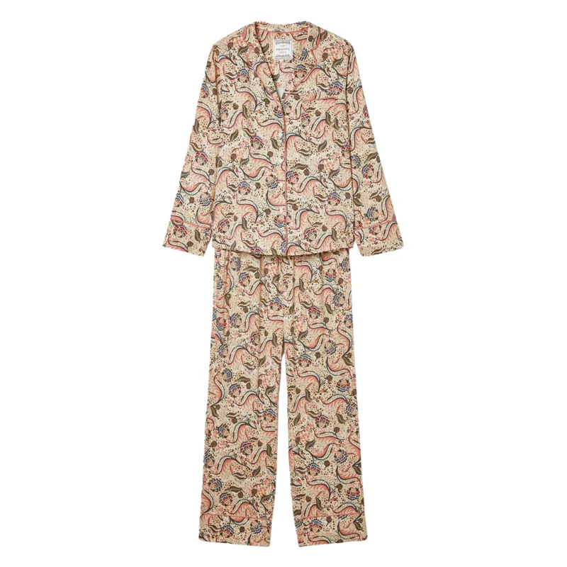 Joules Ladies Alma Pyjama Set - Paisley