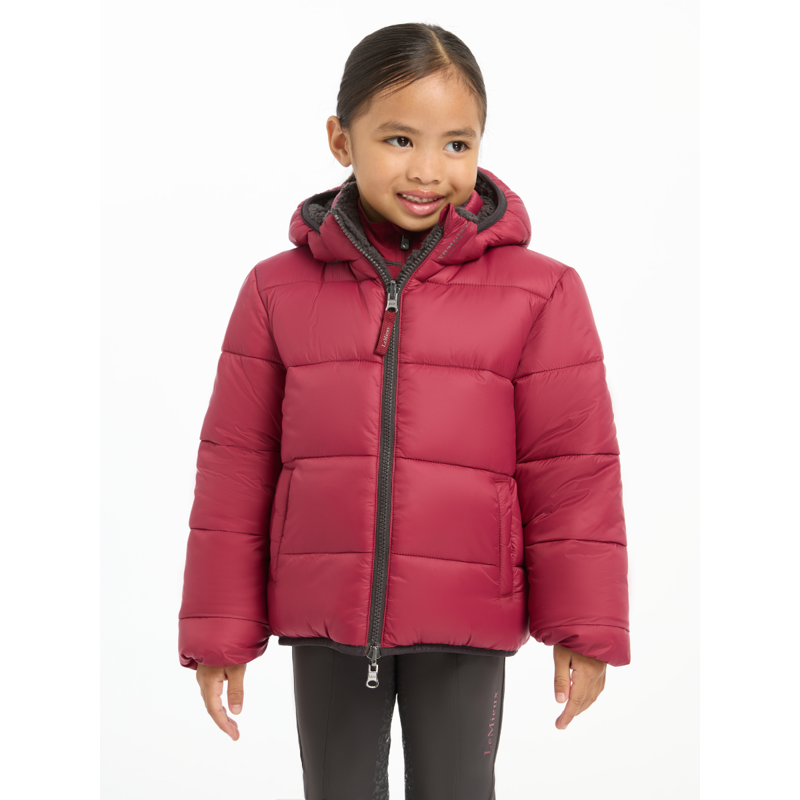 LeMieux Mini Megan Reversible Puffer Coat - Ember-4
