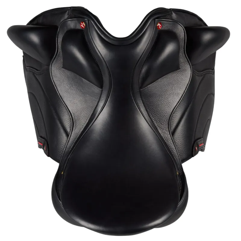 Albion Revelation Dressage Mono Saddle - Black - 17.5 Inch Medium Wide-3