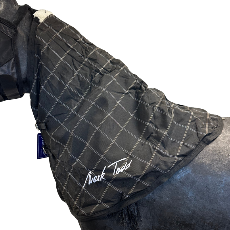Mark Todd Ultimate Heavy Neck Cover - Black Plaid
