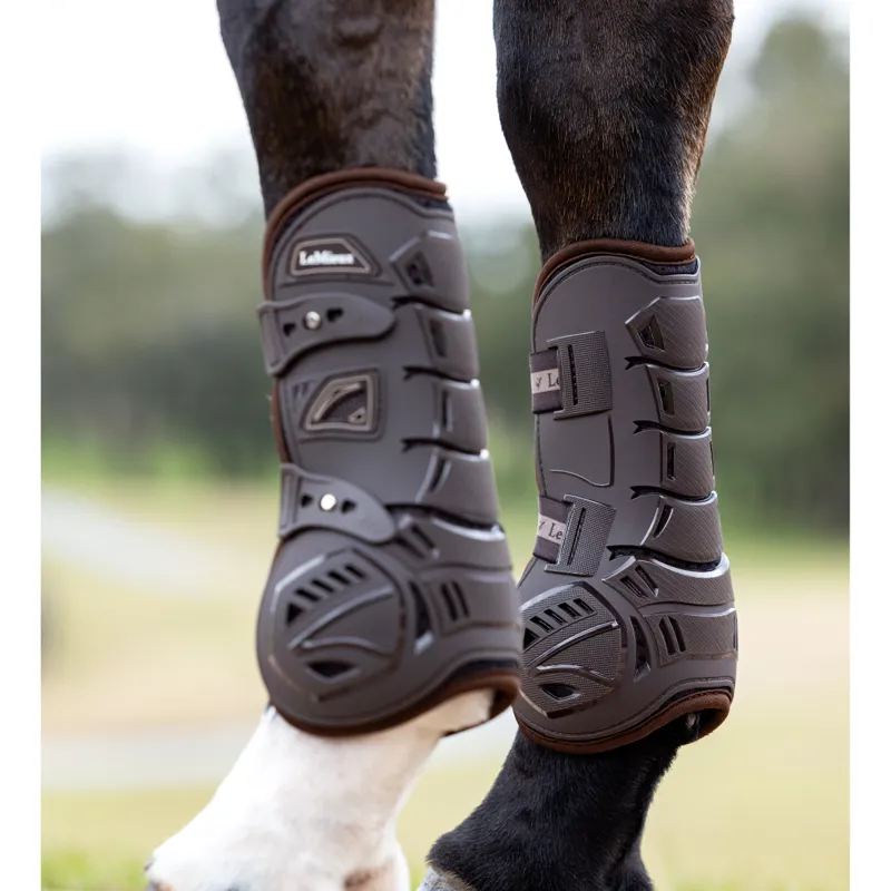 LeMieux Motion Cool Tendon Boot - Brown-6