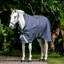 Horseware Rambo 50g Light Wug Turnout Rug - Navy/Hunter Green/Silver
