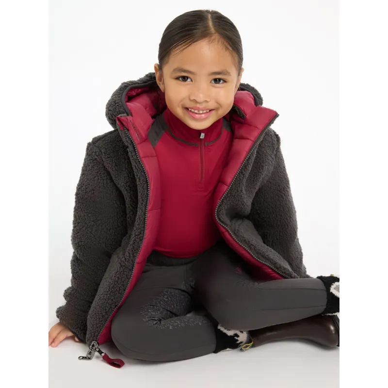 LeMieux Mini Megan Reversible Puffer Coat - Ember-7