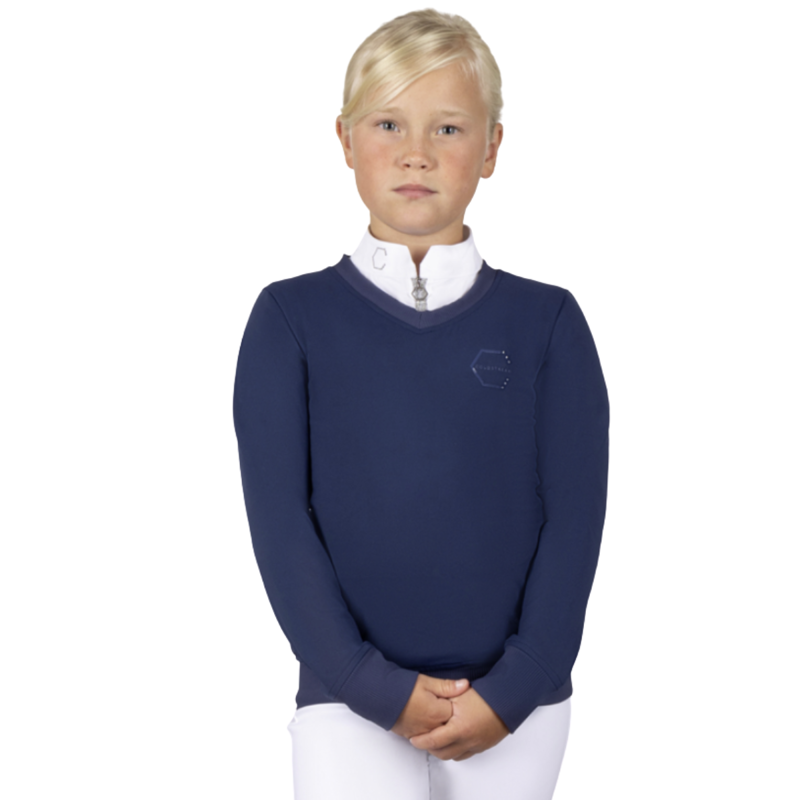 Coldstream Next Generation Crailing Performance Sweater - Oxford Blue