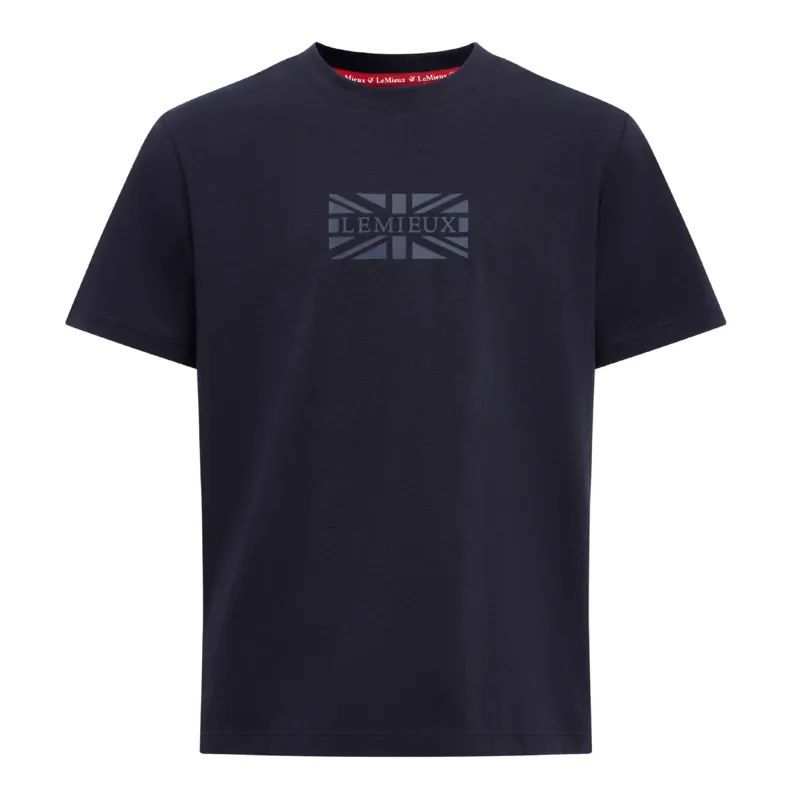 LeMieux Young Rider Boys Union Jack T-Shirt  Navy