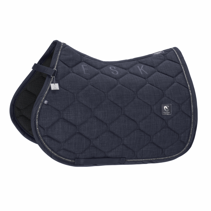 Eskadron Boucle Crystal Saddlecloth Classic Sports SS26 - Navy-1