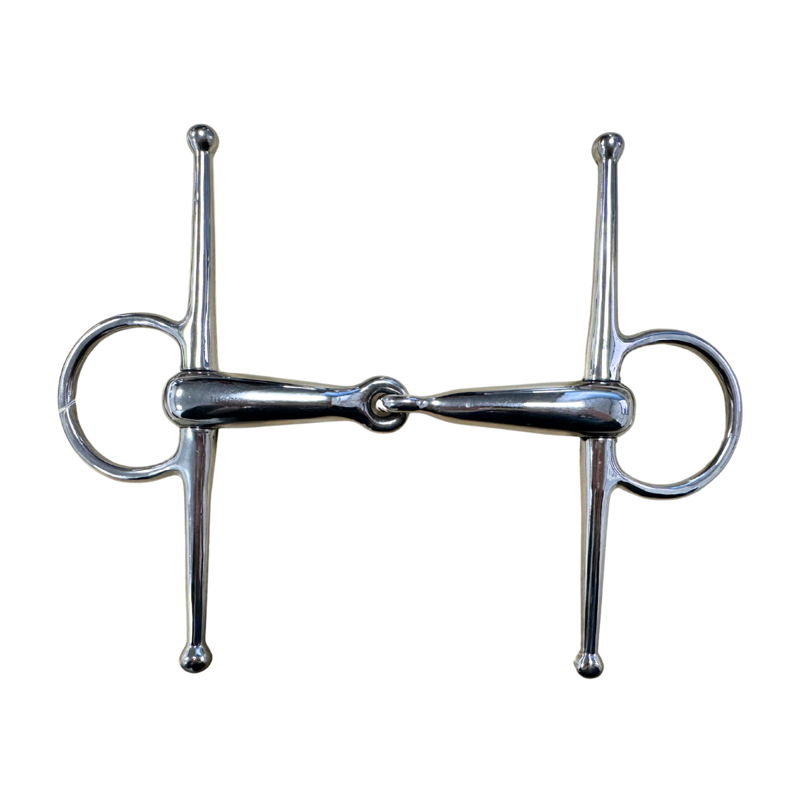 Shires Full Cheek Single Jointed Eggbutt Snaffle