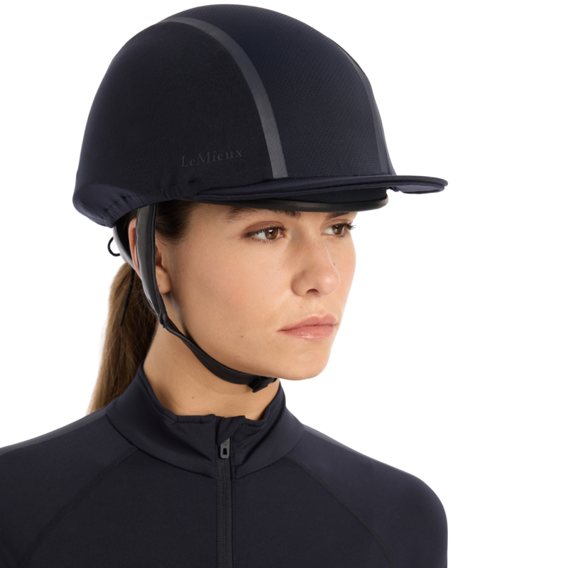 LeMieux Carmine Hat Silk - Navy-4