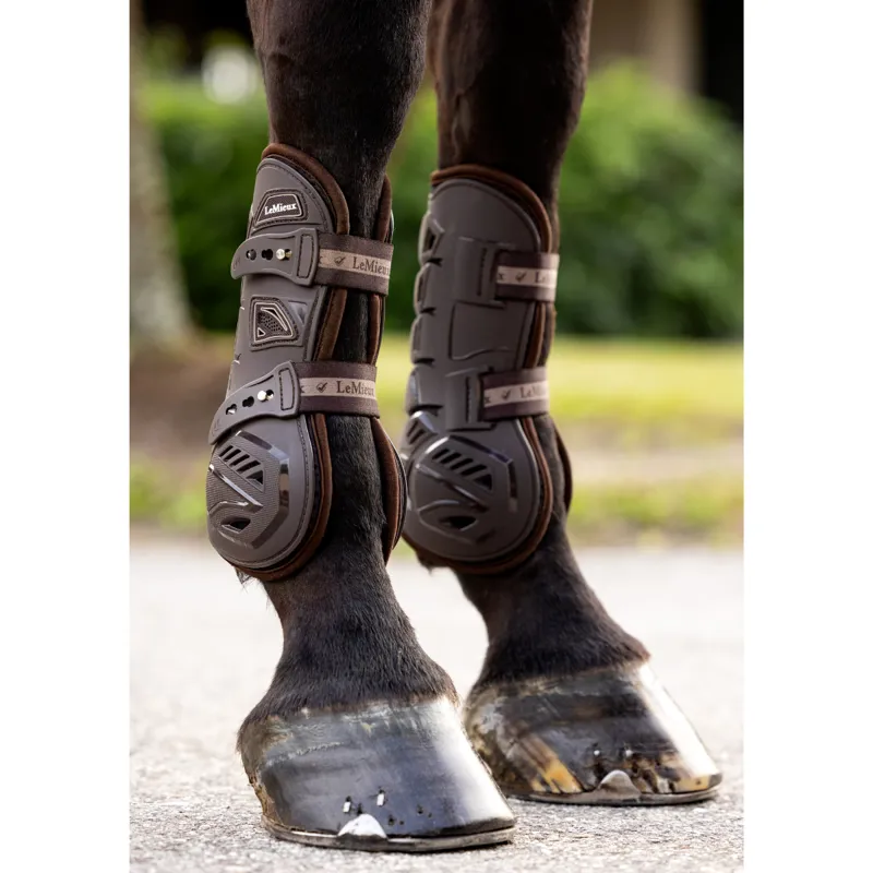 LeMieux Motion Cool Tendon Boot - Brown-4
