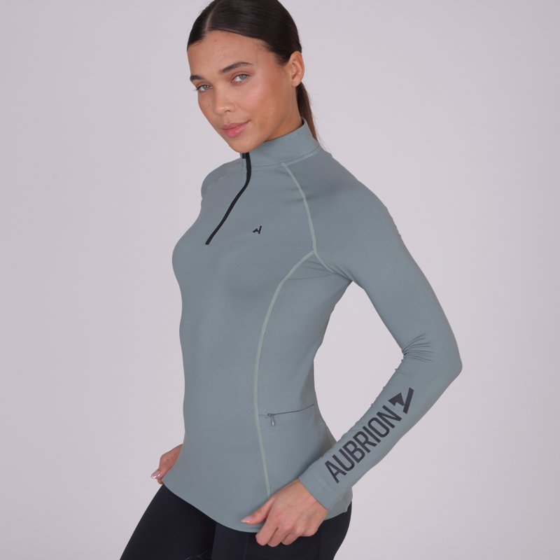 Aubrion React Winter Base Layer - Sage-4
