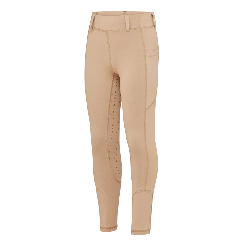 Cameo Junior Performance Riding Tights - Beige
