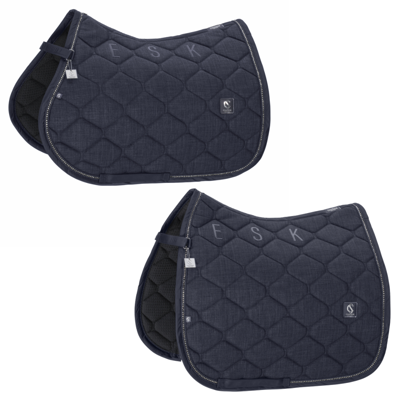 Eskadron Boucle Crystal Saddlecloth Classic Sports SS26 - Navy