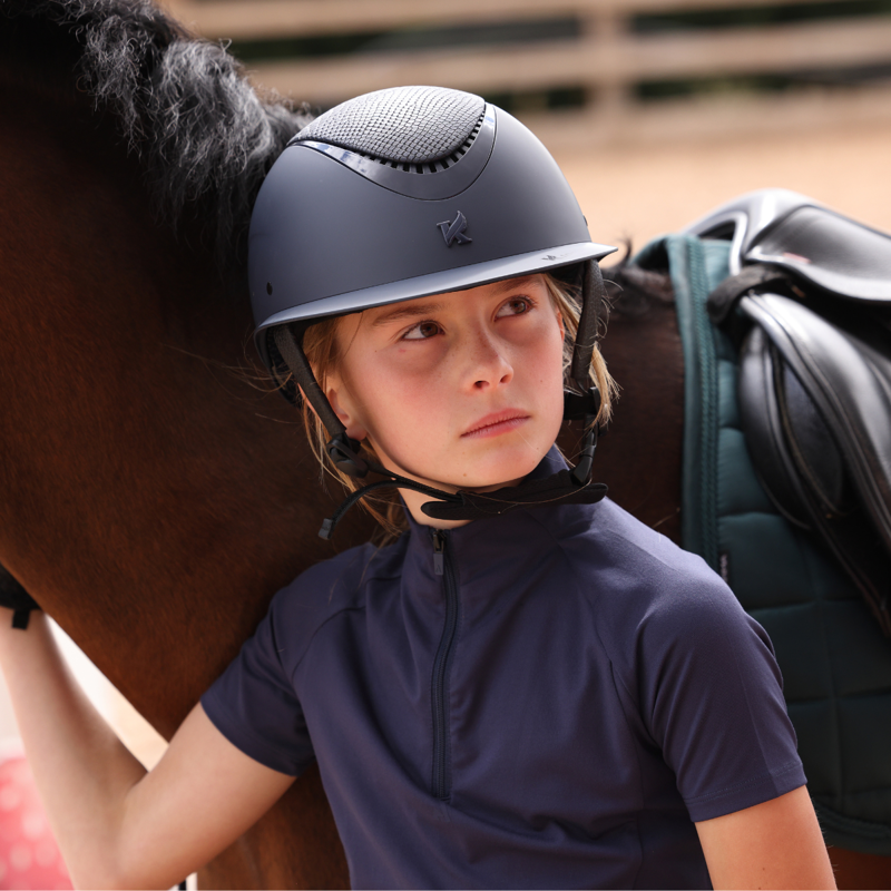 Aubrion Young Rider React Short Sleeve Base Layer -  Midnight-6
