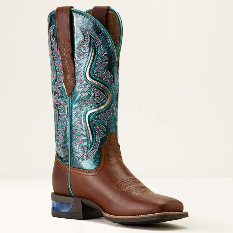 Ariat Women's Captivate Wide Square Toe Western Boot - Vintage Caramel-5