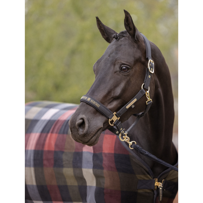Eskadron Fleece Check Sweat Rug Heritage AW26 - Black/Deep Moss/Merlot/Ash-1