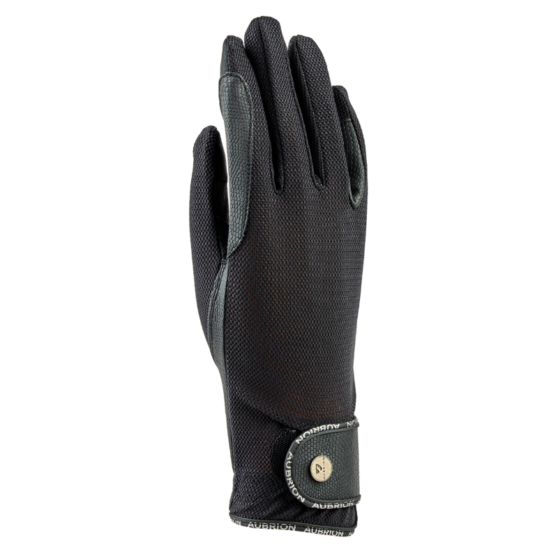 Aubrion Children's Aero Flexfit Riding Gloves - Black