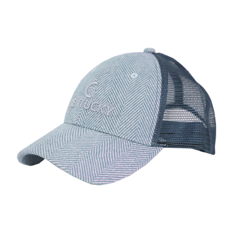 Kentucky Wool Trucker Cap - Light Blue
