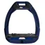 Flex-On Safe-On Inclined Ultra-Grip Stirrups - Navy Blue/Black/Navy Blue