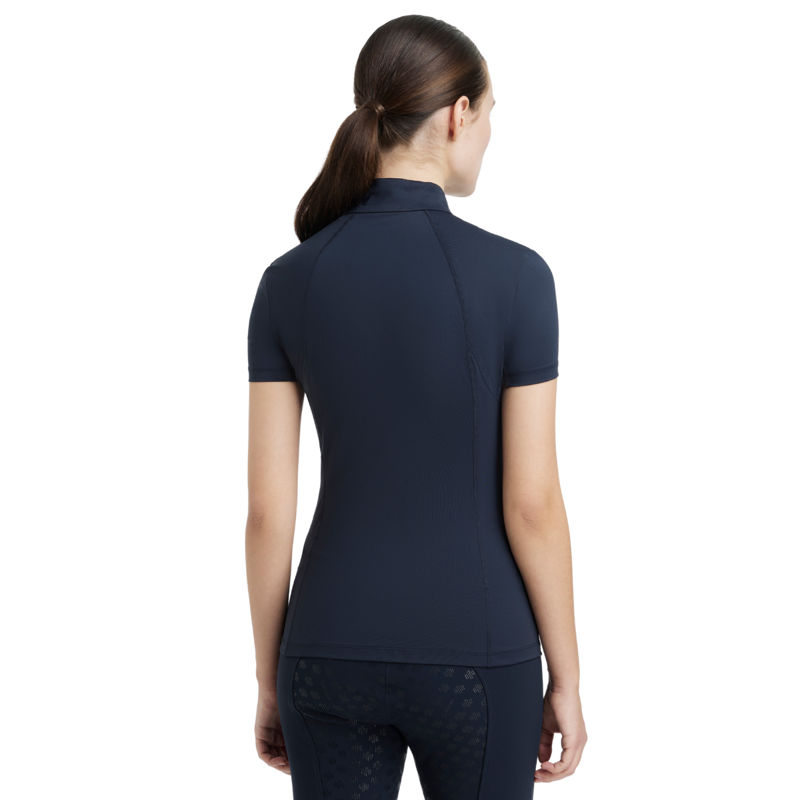 LeMieux Classique Short Sleeve Base Layer - Navy-1