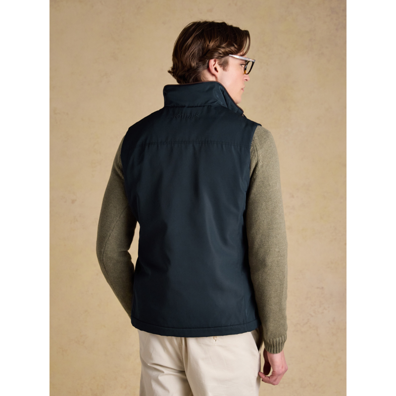 Joules Men's Farnham Padded Fleece Lined Gilet - Navy-2