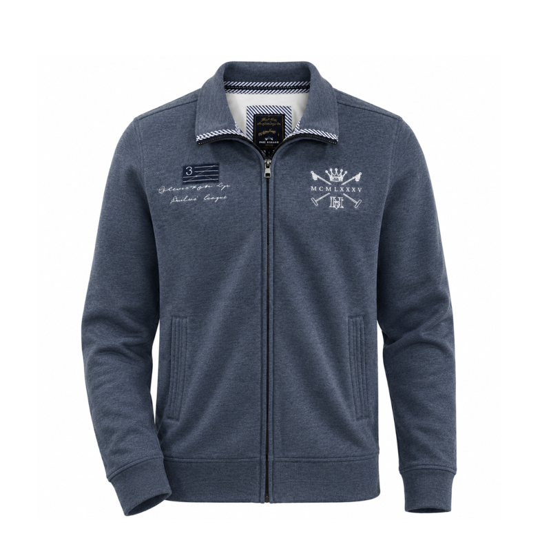 HV Polo Men's Leeson Sweater - Denim