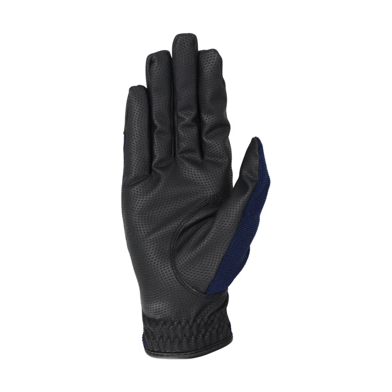Hy Equestrian Burnham Pro Gloves - Marine Navy-1