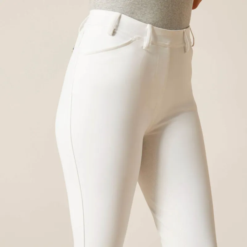 Ariat Women's Tri Factor Full Seat Tights - White-3