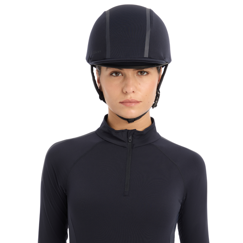 LeMieux Carmine Hat Silk - Navy-2