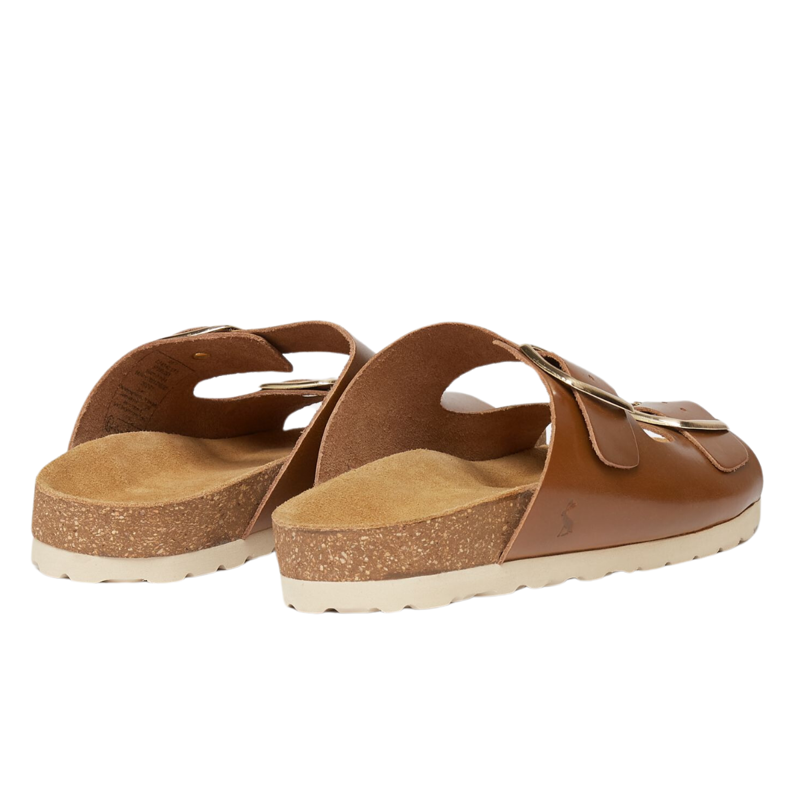 Joules Ladies Celeste Double Strap Sandals - Tan-1