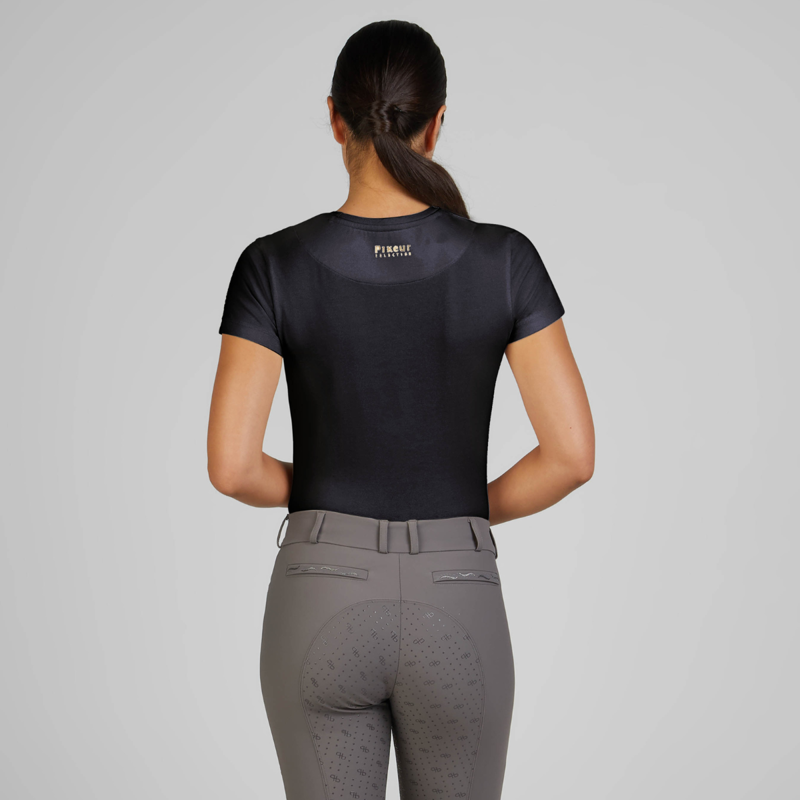 Pikeur Selection Ladies Round Neck T-Shirt - Black-1