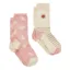 Joules Ladies Everyday 2 Pack Socks - Cream Fox