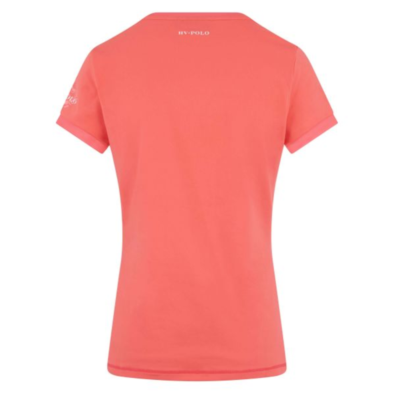 HV Polo Favouritas Tech T-Shirt - Bright Coral -1