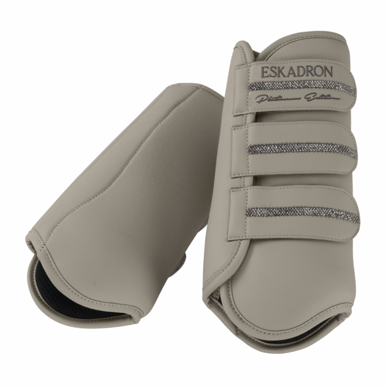 Eskadron All Round Faux Leather Tendon Boots Platinum SS26 - Pale Grey