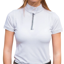Hy Equestrian Ladies Roka Show Shirt - White/Silver Crystal