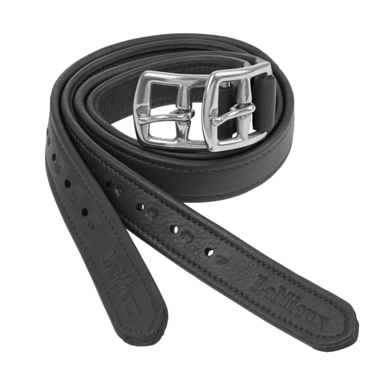LeMieux Children's Stirrup Leathers - Black