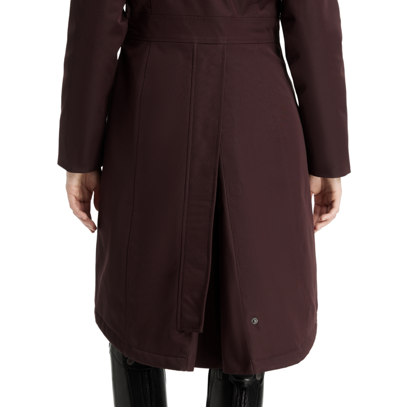 LeMieux Anya Waterproof Riding Coat - Damson-4