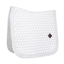 Kentucky Glitter Band Dressage Saddlepad - White/White