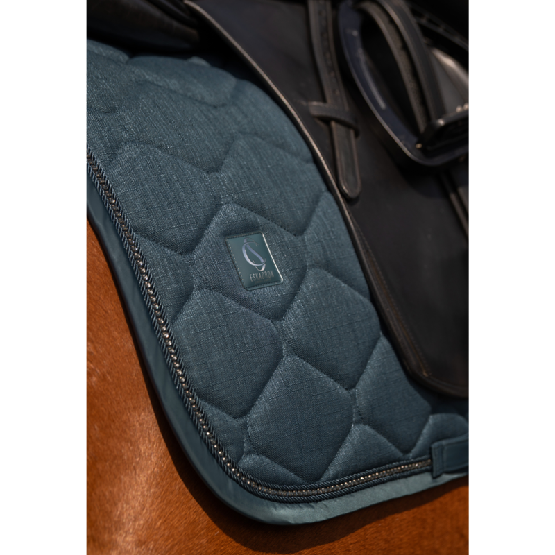 Eskadron Boucle Crystal Saddlecloth Classic Sports SS26 - Ocean-3
