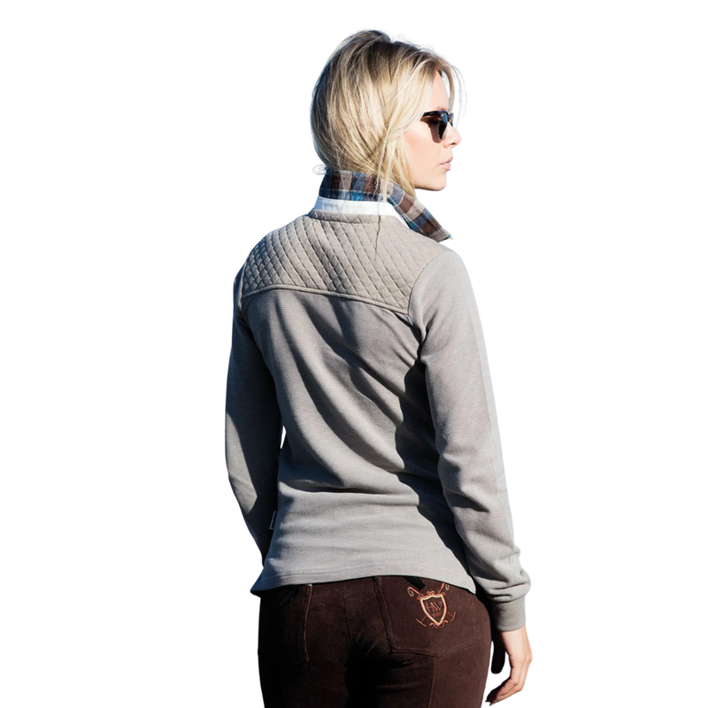 Horseware Lucy Rugby Top - Moon Rock-1