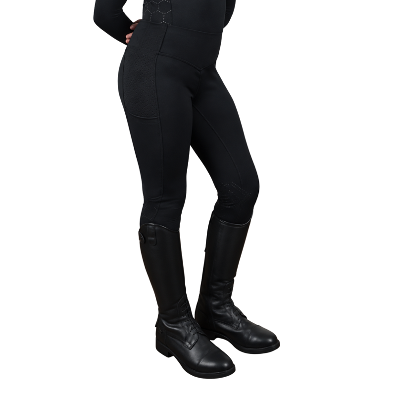 Coldstream Next Generation Ecclaw Elite Compression Riding Tights - Black