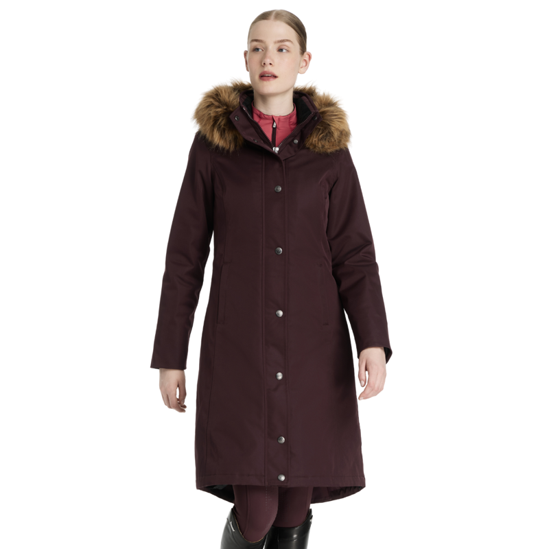 LeMieux Anya Waterproof Riding Coat - Damson