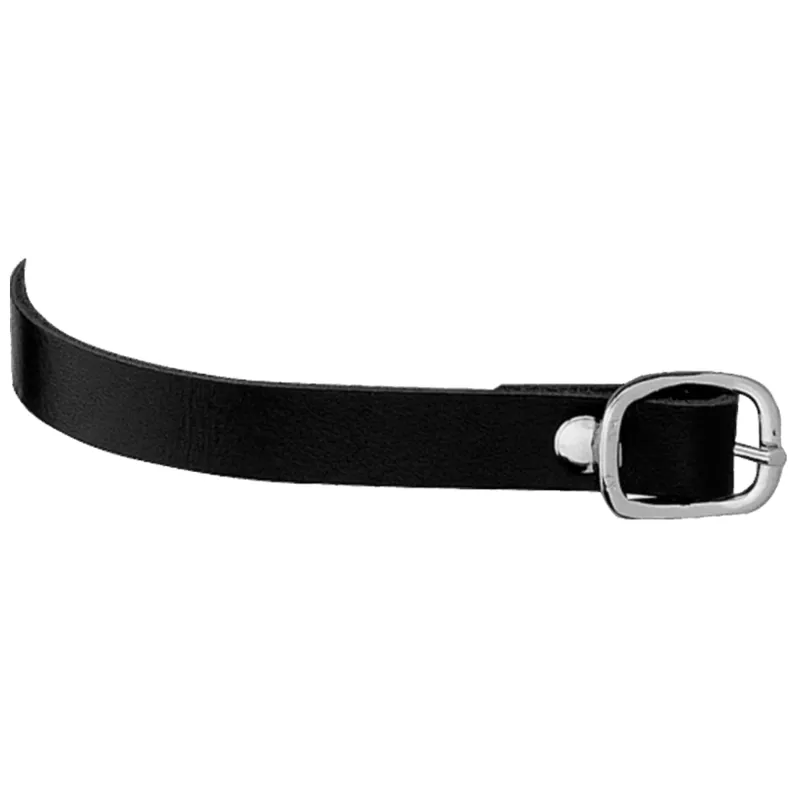 Sprenger Leather Spur Straps - Black - 45cm