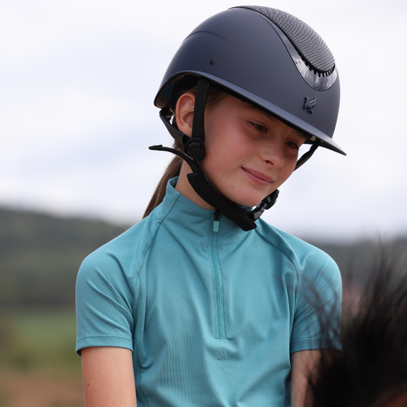 Aubrion Young Rider React Short Sleeve Base Layer -  Haze-9