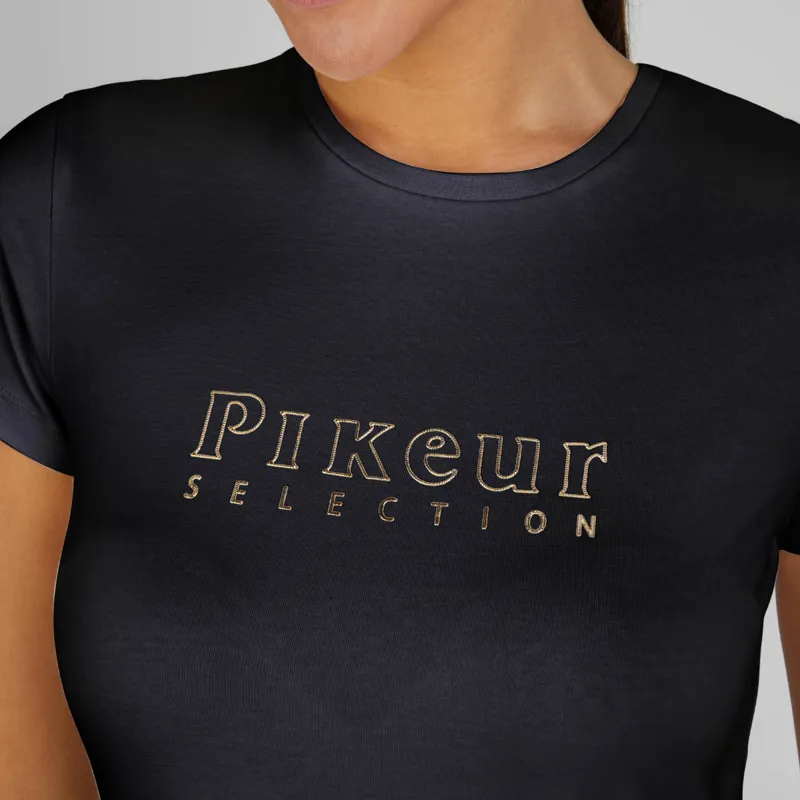 Pikeur Selection Ladies Round Neck T-Shirt - Black-2