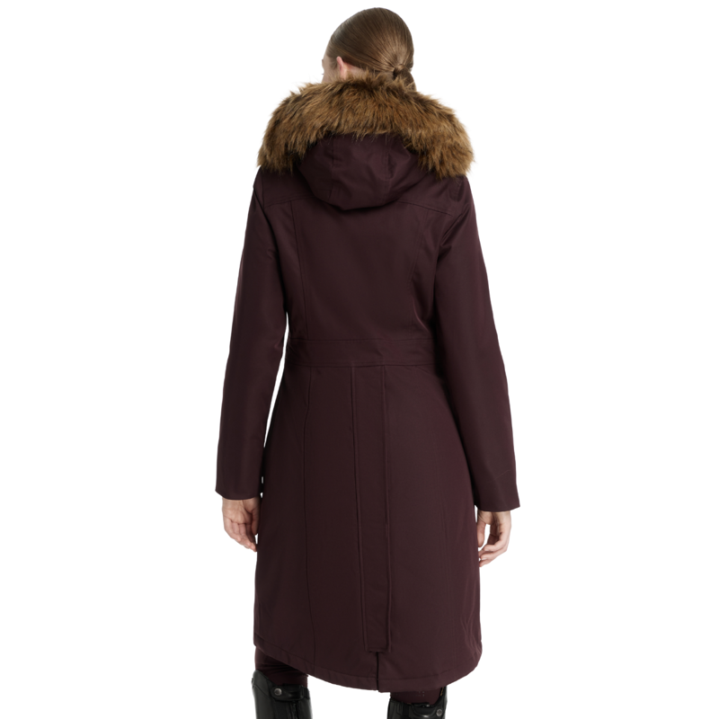 LeMieux Anya Waterproof Riding Coat - Damson-1