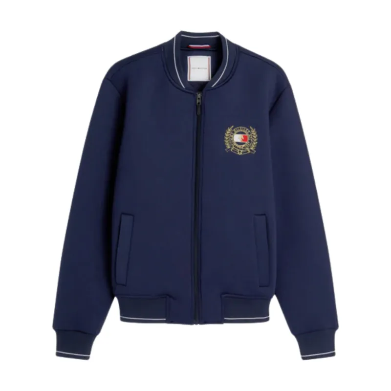 Tommy Hilfiger Crest Bomber Jacket - Desert Sky